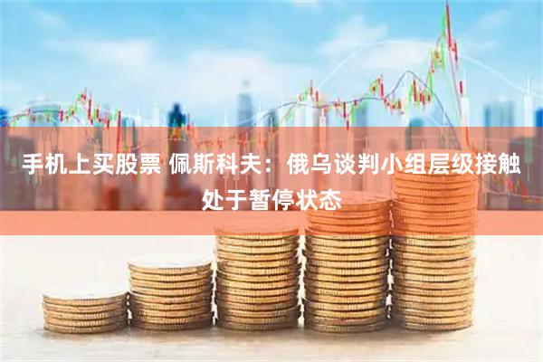 手机上买股票 佩斯科夫：俄乌谈判小组层级接触处于暂停状态