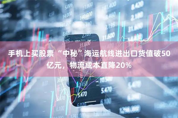 手机上买股票 “中秘”海运航线进出口货值破50亿元，物流成本直降20%